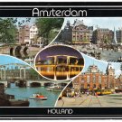 Holland Netherlands Postcard Amsterdam Multi View