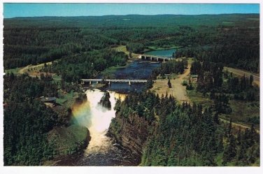 Ontario Postcard Kakabeka Falls Lakehead Sioux Legend of Green Mantle