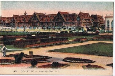 France Postcard Deauville Normandy Hotel Levy Fils