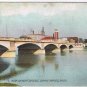 VINTAGE Grand Rapids Michigan Postcard New Cement Bridge 1908 Rotograph E Series