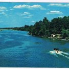 Ontario Postcard Wasaga Beach Boating On Nottawasage River