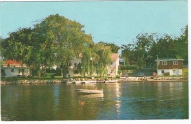 Bobcaygeon Ontario Buckeye Center Resort Postcard