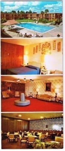 Tifton Georgia Postcard Holiday Inn Multi View Long Card