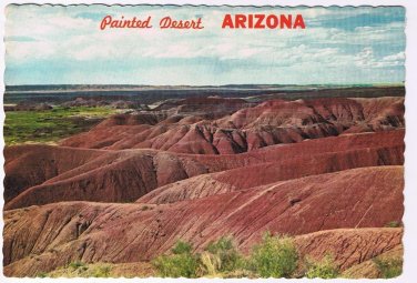Arizona Postcard Painted Desert Northern Arizona