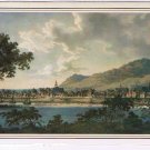 Quebec Laminated Postcard Art North West View Montreal Richard Dillon 1803