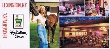 Lexington Kentucky Postcard Holiday Inn Spaghetti Hideout Multi View Long Card