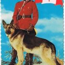 Canada Postcard RCMP Royal Canadian Mounted Policeman & Dog