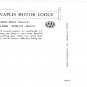 Florida Postcard Naples Motor Lodge Long Card