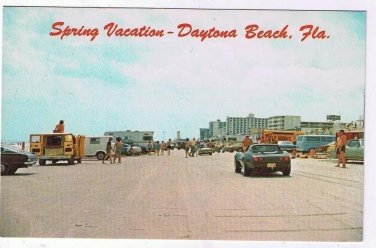 Florida Postcard Daytona Beach Spring Vacation