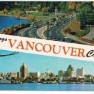 Vancouver British Columbia Postcard Greetings Dual View
