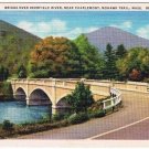 Mohawk Trail Massachusetts Postcard Bridge Over Deerfield River Near Charlemont