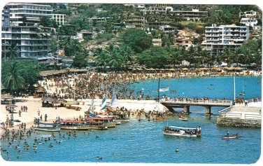 Mexico Postcard Acapulco Caleta & Caletilla