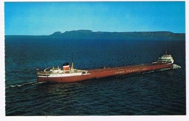 Ontario Postcard Fort William Port Arthur Sleeping Giant Canadian Steamship Line