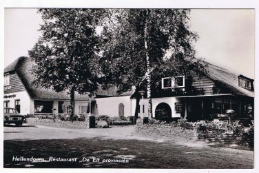 Holland Postcard Hellendoorn De Elf Provinien Restaurant