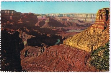 Arizona Postcard Grand Canyon From Moran Point