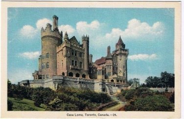 Toronto Ontario Postcard Casa Loma