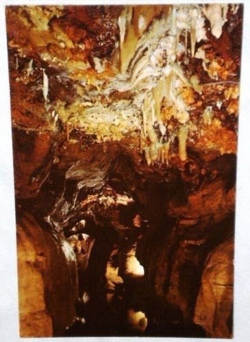 West Liberty  Ohio Postcard VINTAGE Crystal Sea Caverns Curteich