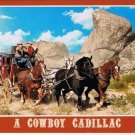Arizona Postcard Cowboy Cadillac Horses