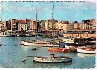 West Flanders Belgium Postcard Blankenberge Haven Le Port