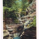 Watkins Glen New York Postcard Upper Cavern Curteich A-91742 1922