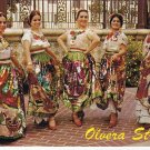 California Postcard San Francisco Olvera Street Dancing Girls Costumes