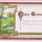 Easter Postcard May Easter Tide For You Be Blest Sheep Meadow Lake Trees