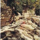 Ausable Chasm New York Postcard Downriver From Pulpit Rock