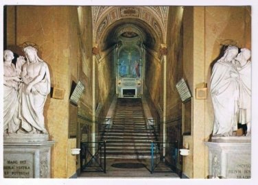 Italy Postcard Rome La Scala The Holy Stairs
