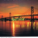 San Francisco California Postcard Oakland Bay Bridge