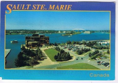 Ontario Postcard Sault Ste Marie St Mary's River