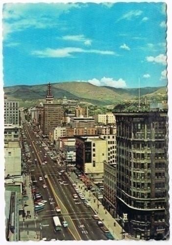 Salt Lake City Utah Postcard Main Street