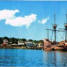 Plymouth Massachusetts Postcard Mayflower II Plymouth Harbor