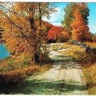 Flesherton Ontario Postcard Autumn Country Road