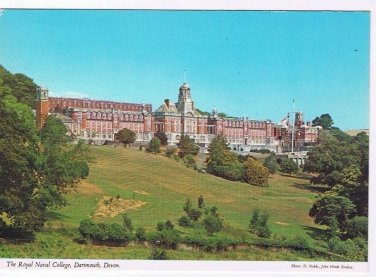 United Kingdom UK Postcard Devon Dartmouth Royal Naval College