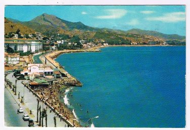 Spain Postcard Malaga Maritime Promenade