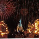 Florida Postcard Walt Disney Magic Kingdom Fantasy In The Sky Fireworks