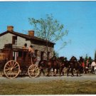 Ontario Postcard Morrisburg Upper Canada Village Stage Coach Schoolmaster House
