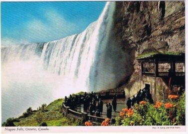 Niagara Falls Ontario Postcard Observation Plaza Table Rock House