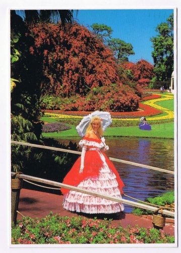 Florida Postcard Cypress Gardens Hospitality Southern Beauty Parasol