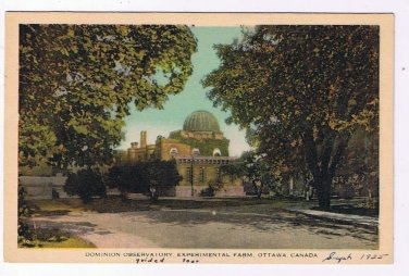 Ontario Postcard Ottawa Dominion Observatory Experimental Farm
