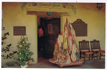 California Postcard San Diego Old Town Casa de Lopez Candle Shop
