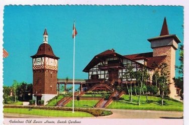Florida Postcard Tampa Old Swiss House Busch Gardens