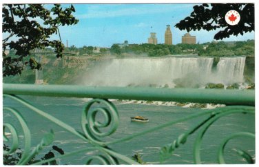 Ontario Postcard Niagara Falls Maid Of The Mist American Falls