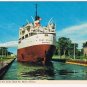 Ontario Postcard Sault Ste Marie Soo Locks Ship Fort St Louis