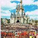 Florida Postcard Cinderella Castle Walt Disney World Mickey Minnie Mouse
