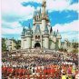 Florida Postcard Cinderella Castle Walt Disney World Mickey Minnie Mouse
