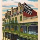 New Orleans Louisiana Postcard Antoine's Restaurant St Louis St