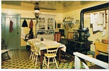 Kitchener Ontario Postcard Woodside MacKenzie King View of Kitchen