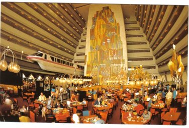 Florida Postcard Walt Disney Magic Kingdom Grand Canyon Concourse