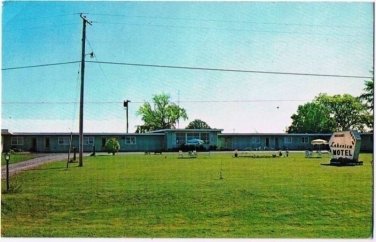 Massena New York Postcard Bouchard's Lake View Motel St Lawrence Seaway